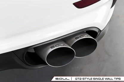 Soul Performance Porsche 991 Turbo Sport X-Pipe Exhaust System (w/ High Flow Catalytic Converters)