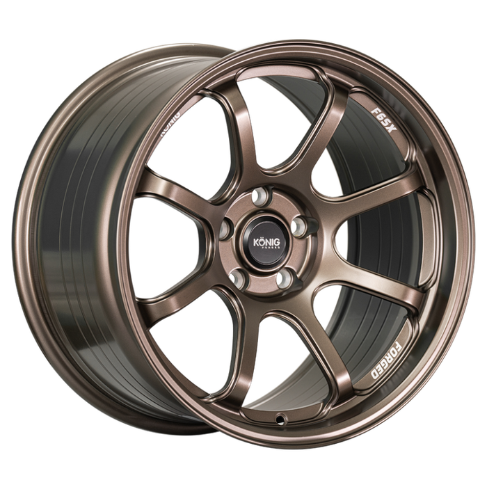Konig Forged F6SX 18x8.5A 5x114.3 ET45 Race Bronze Wheel (Knurled Bead)