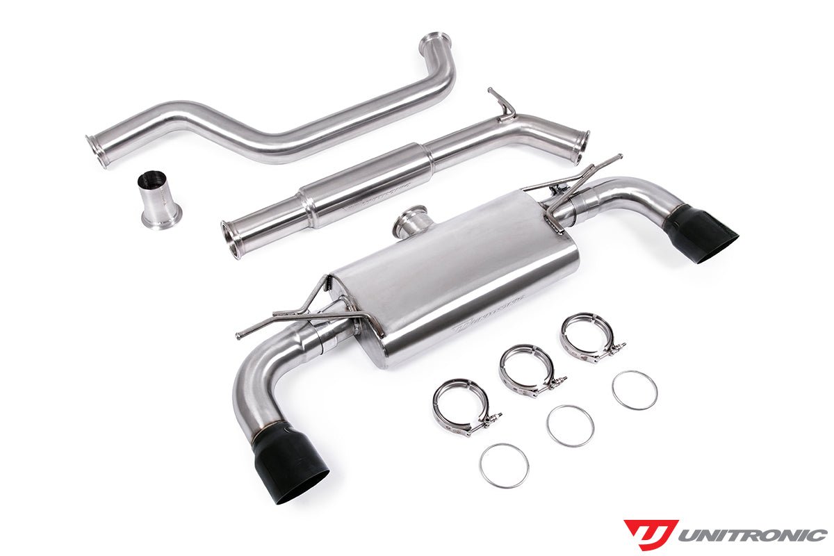 Unitronic Cat-Back Exhaust for MK7 & MK7.5 GTI - Black Tips (UH046-EXA)