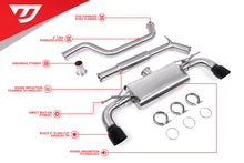 Unitronic Cat-Back Exhaust for MK7 & MK7.5 GTI - Black Tips (UH046-EXA)