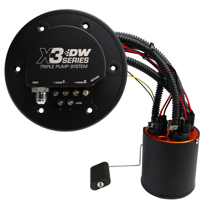 DeatschWerks 98-04 Ford Mustang X3 Module with DW430C Pumps and Install Kit