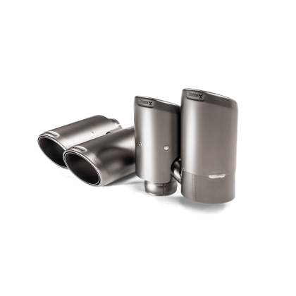 Akrapovic 2018+ Porsche Cayenne V6 (536) Evolution Line Cat Back (Titanium) w/Titanium Tips