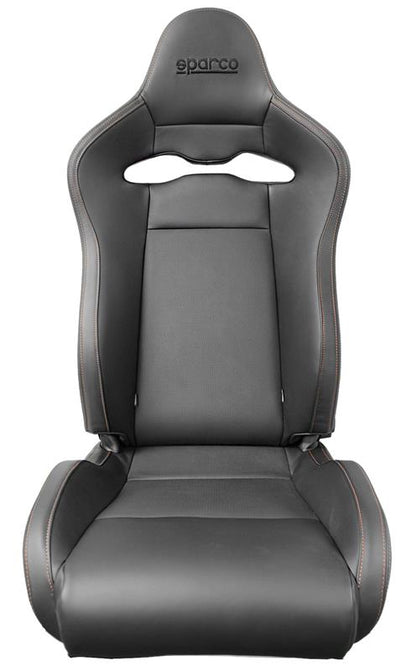 Sparco Seat SPX Special Edition Black/Grey w/ Gloss Carbon Shell - Left