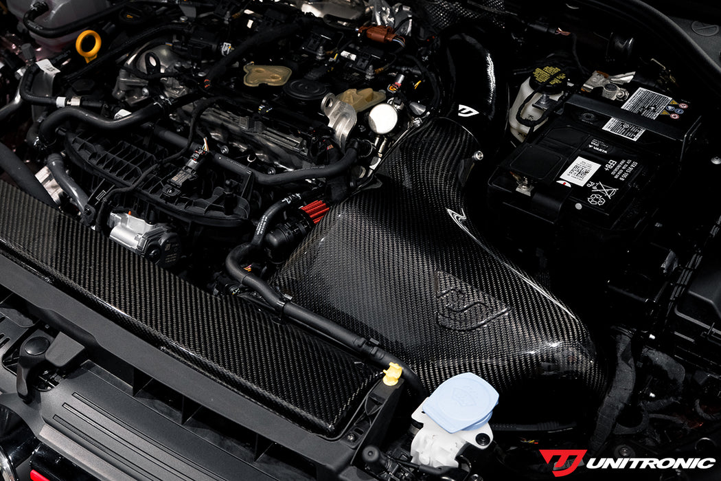 UNITRONIC CARBON FIBER INTAKE SYSTEM WITH AIR DUCT FOR 1.8/2.0 TSI GEN3 MQB