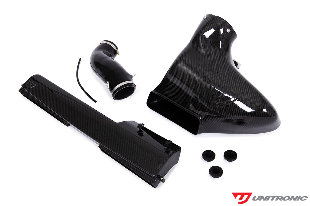 UNITRONIC CARBON FIBER INTAKE SYSTEM WITH AIR DUCT FOR MK8 GTI 2.0TSI EVO4