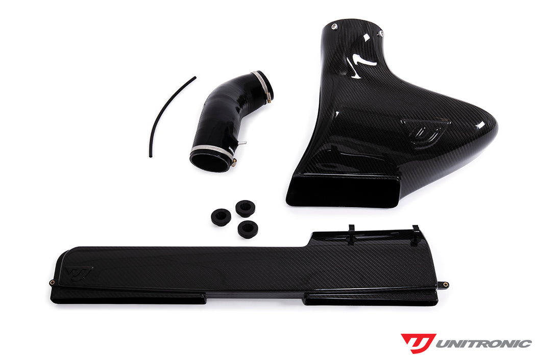 UNITRONIC CARBON FIBER INTAKE SYSTEM WITH AIR DUCT FOR MK8 GTI 2.0TSI EVO4