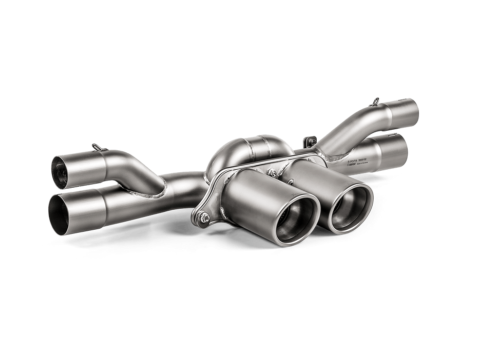 Akrapovic 2018 Porsche 911 GT3 RS (991.2) Slip-On Race Line (Titanium) w/Titanium Tips