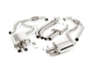 Milltek RESONATED (QUIETER) CAT-BACK EXHAUST SYSTEM B9 S4/S5 (Non-Sport Diff Only)