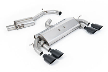 Milltek MK7 Golf R 3" Race Cat-Back (non-valved) Exhaust System - Resonated (Louder)