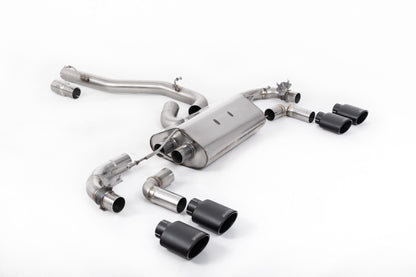 Milltek MK7.5 R 80mm (3.15 inch) Race Catback (Valved) Non-Resonated