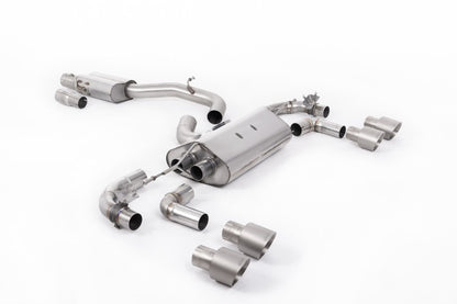 Milltek MK7.5 R 80mm (3.15 inch) Race Catback (Valved) Resonated