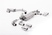 Milltek MK7.5 R 80mm (3.15 inch) Race Catback (Valved) Resonated