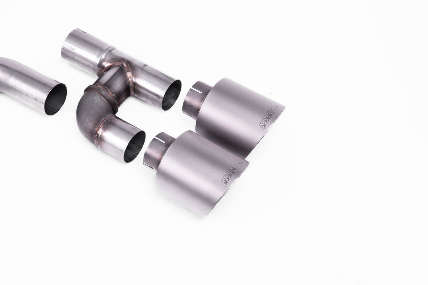 Milltek MK8 GTI Cat-Back Exhaust & Maxton Design Rear Diffuser  - GOLF R Style - Race(Loudest)