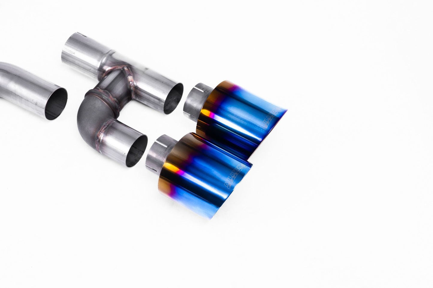 Milltek MK8 GTI Cat-Back Exhaust & Maxton Design Rear Diffuser  - GOLF R Style - Race(Loudest)