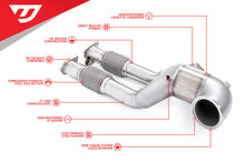 Unitronic Downpipe w/ Midpipes for 2.5TFSI EVO (UH033-EXA)