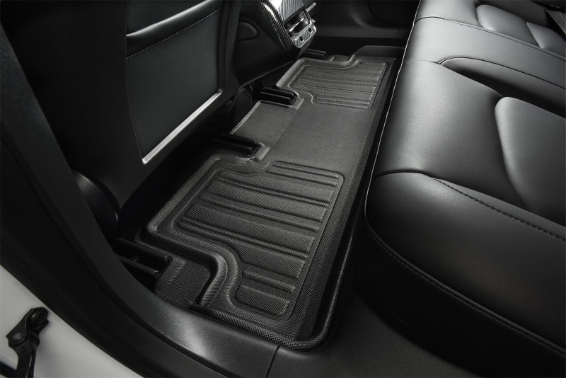 3D MAXpider 17-21 Tesla Model X Folding 7-Seat Elitect 1st 2nd 3rd Row - Floor Mat Set (Black)