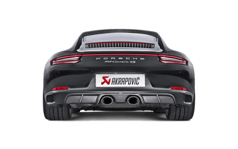 Akrapovic 16-17 Porsche 911 Carrera S/4/4S/GTS (991.2) Rear Carbon Fiber Diffuser - Matte