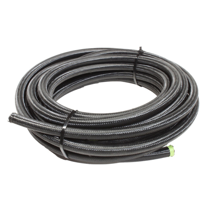 Snow 8AN Braided Stainless PTFE Hose - 30ft (Black)