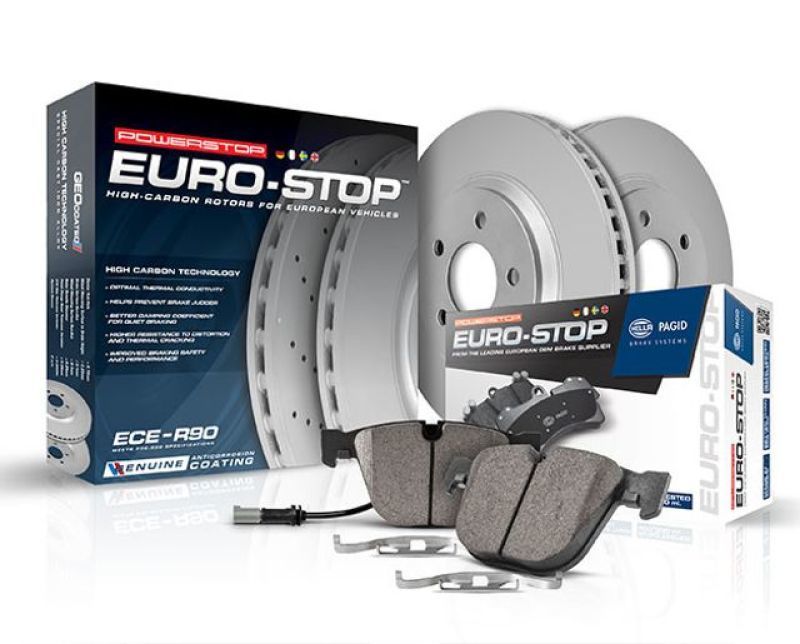 Power Stop 16-19 Mercedes-Benz Metris Front Euro-Stop Brake Kit
