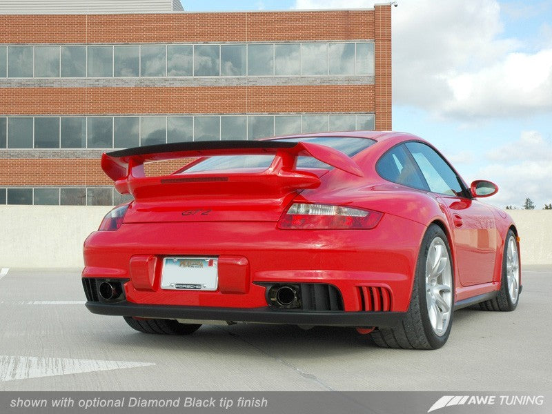 AWE Tuning 997 GT2 Performance Muffler w/200 Cell Cats
