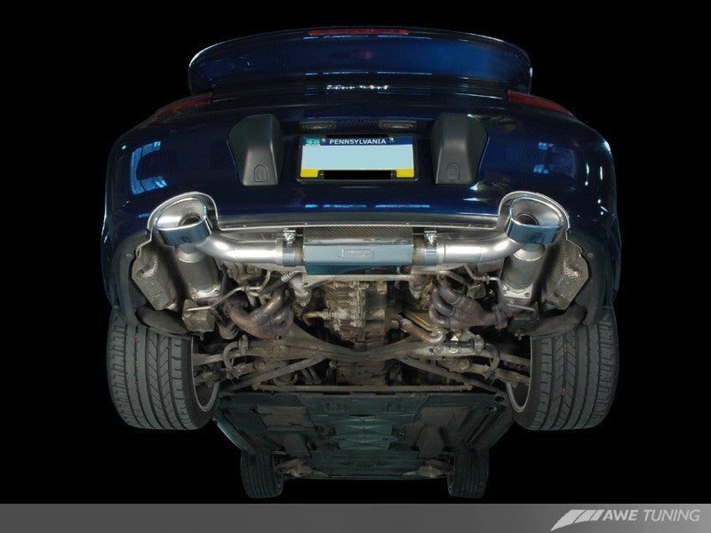 AWE Tuning Porsche 996TT/GT2 Performance Exhaust - w/200 Cell Cats