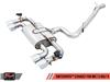 AWE Tuning MK7.5 Golf R SwitchPath Exhaust w/ Chrome Silver Tips 102mm