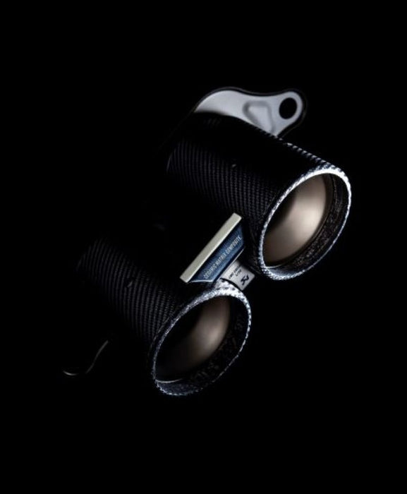 Akrapovic 18-19 Porsche 911 GT3 RS 991.2 Rear Carbon Fiber Diffuser w/Ceramic Composite Tail Pipes