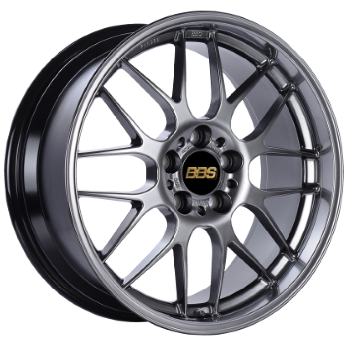 BBS RG-R 17x7 4x100 ET38 Diamond Black Wheel -70mm PFS/Clip Required