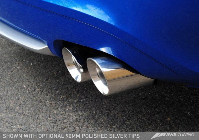 AWE Tuning Audi B8.5 S5 3.0T Track Edition Exhaust - Chrome Silver Tips (90mm)