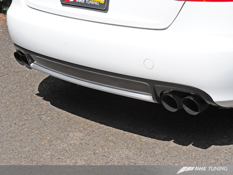 AWE Tuning B8 A4 2.0T Sedan Quad Outlet Bumper Conversion Kit w/Lower Valance and Trim - S-Line