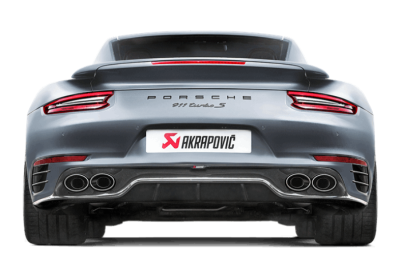 Akrapovic 16-17 Porsche 911 Turbo/Turbo S (991.2) Rear Carbon Fiber Diffuser - Matte