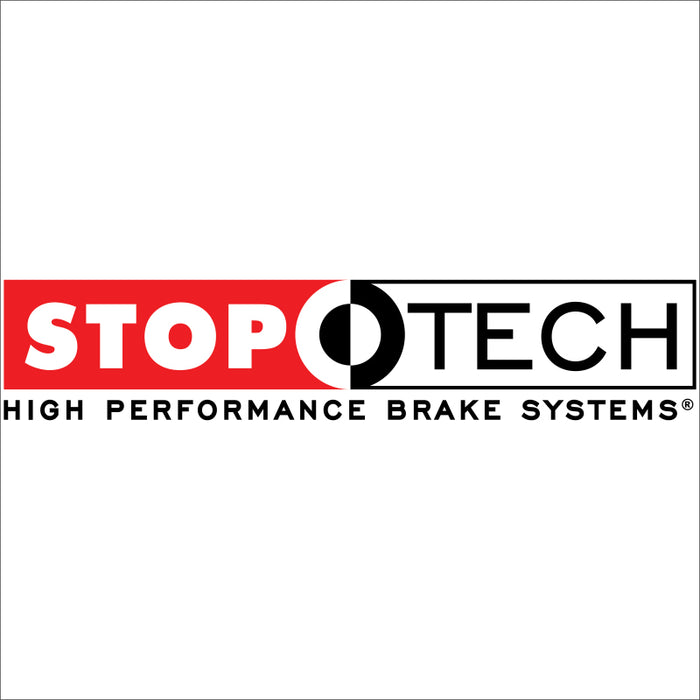 StopTech 15 Audi S3 / 15 VW Golf R Front BBK w/ Red ST-60 Caliper Zinc Slotted 355X32 2pc Rotor