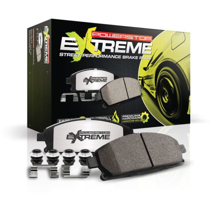 Power Stop 12-18 Mercedes-Benz CLS550 Front Z26 Extreme Street Brake Pads w/Hardware