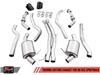 AWE Tuning Audi B9 RS 5 Sportback Touring Edition Exhaust-Non Resonated- Diamond Black RS Style Tips