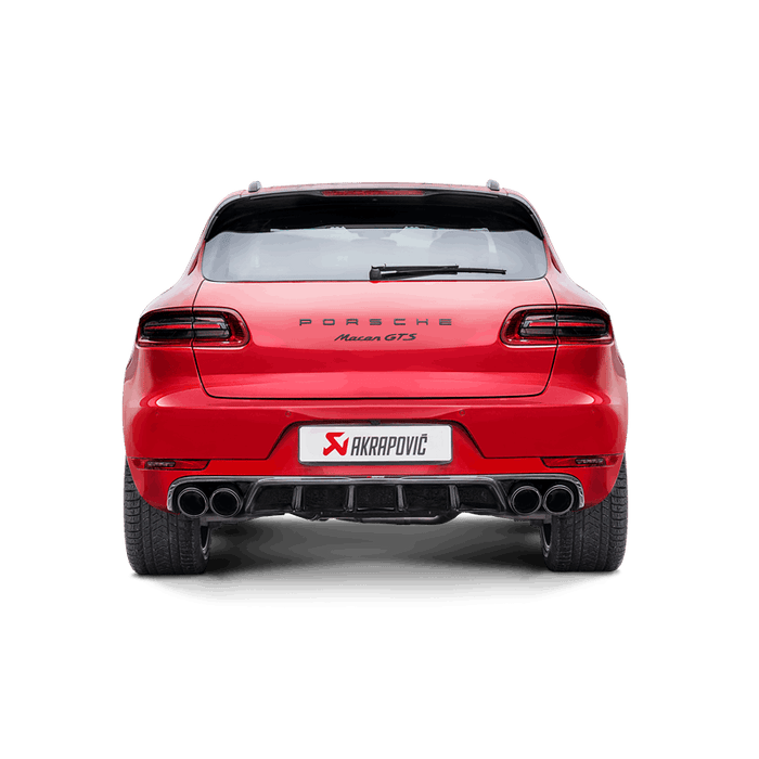 Akrapovic 2014 Porsche Macan Turbo (95B) Evolution Line Cat Back (Titanium) w/ Carbon Fiber Tips