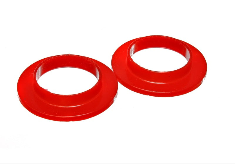 Energy Suspension Universal 2 3/16in ID 3 1/2in OD 11/16in H Red Coil Spring Isolators (2 per set)