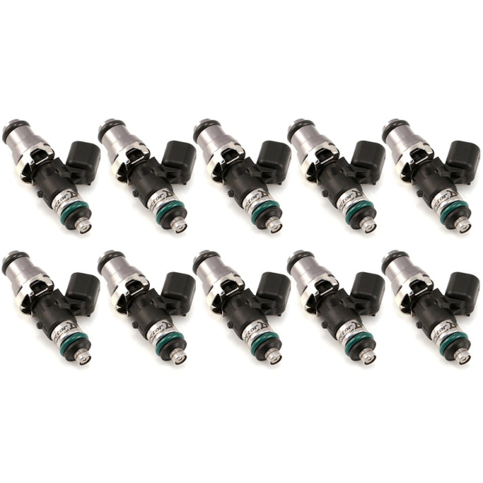 Injector Dynamics 1700cc Injectors - 48mm Length - 14mm Top - 14mm Lower O-Ring (Set of 10)