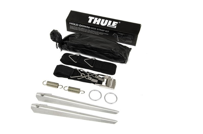 Thule Hold Down Side Strap Kit for HideAway Awnings (Works w/Thule Panels) - Black/Silver