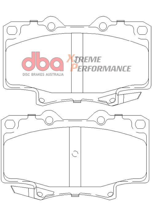 DBA 91-96 Toyota Land Cruiser XP650 Front Brake Pads