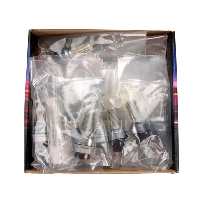 McGard 5 Lug Hex Install Kit w/Locks (Radius Seat Bolt) M14X1.5 / 17mm Hex / 27.5mm Shank L. - Black