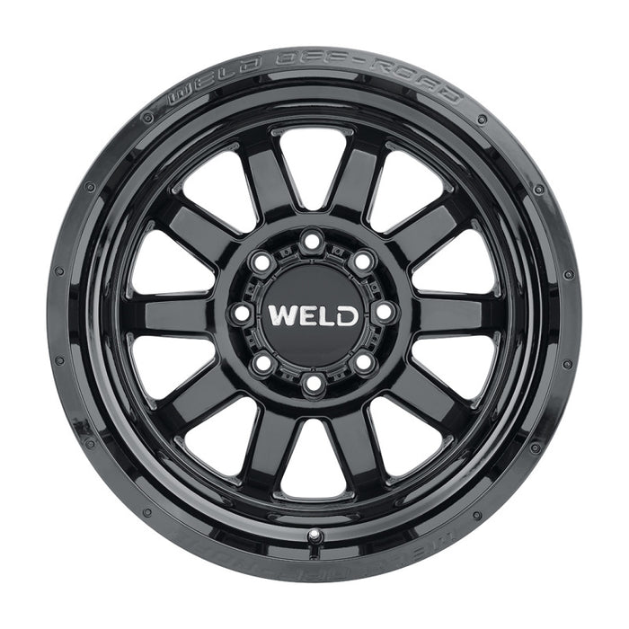 Weld Off-Road W168 20X10 Stealth 8X180 ET-18 BS4.75 Gloss Black 124.3